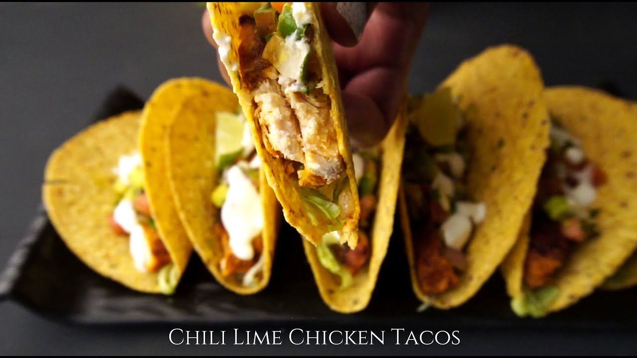 Easy Grilled Chicken Tacos | Chicken Taco Recipe