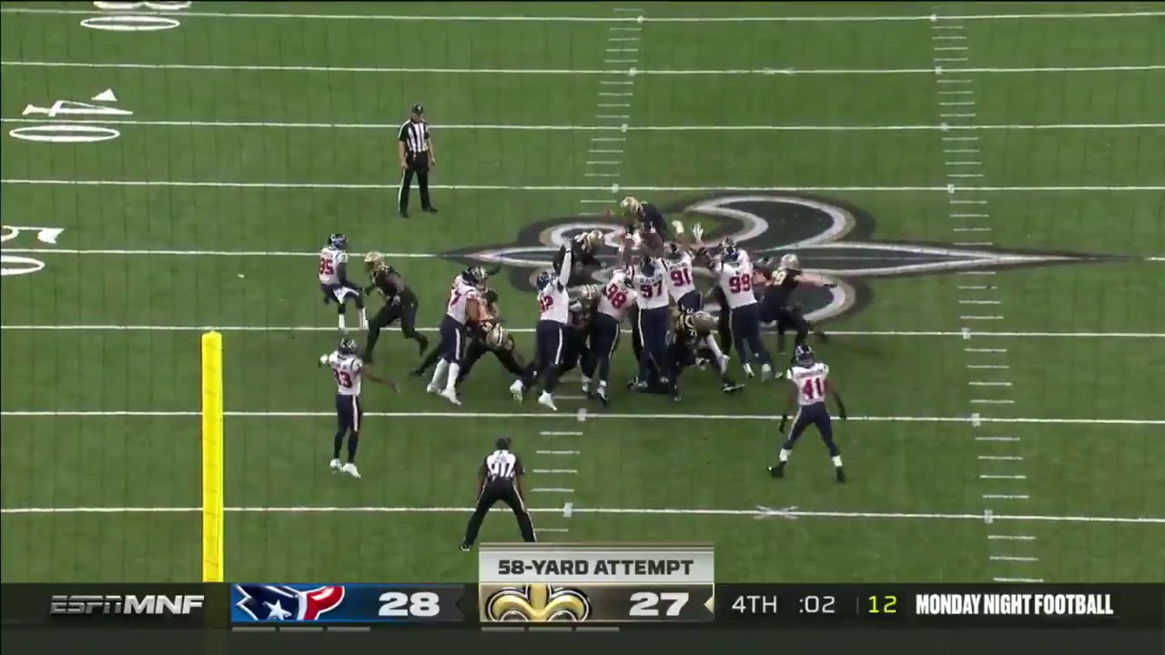 Will Lutz Game Winning Field Goal vs Houston | Saints vs Texans