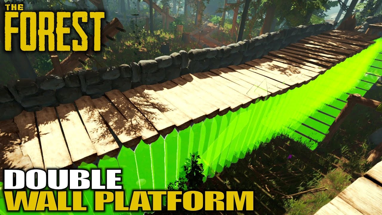 Double Wall Defensive Platform | The Forest Gameplay | E32