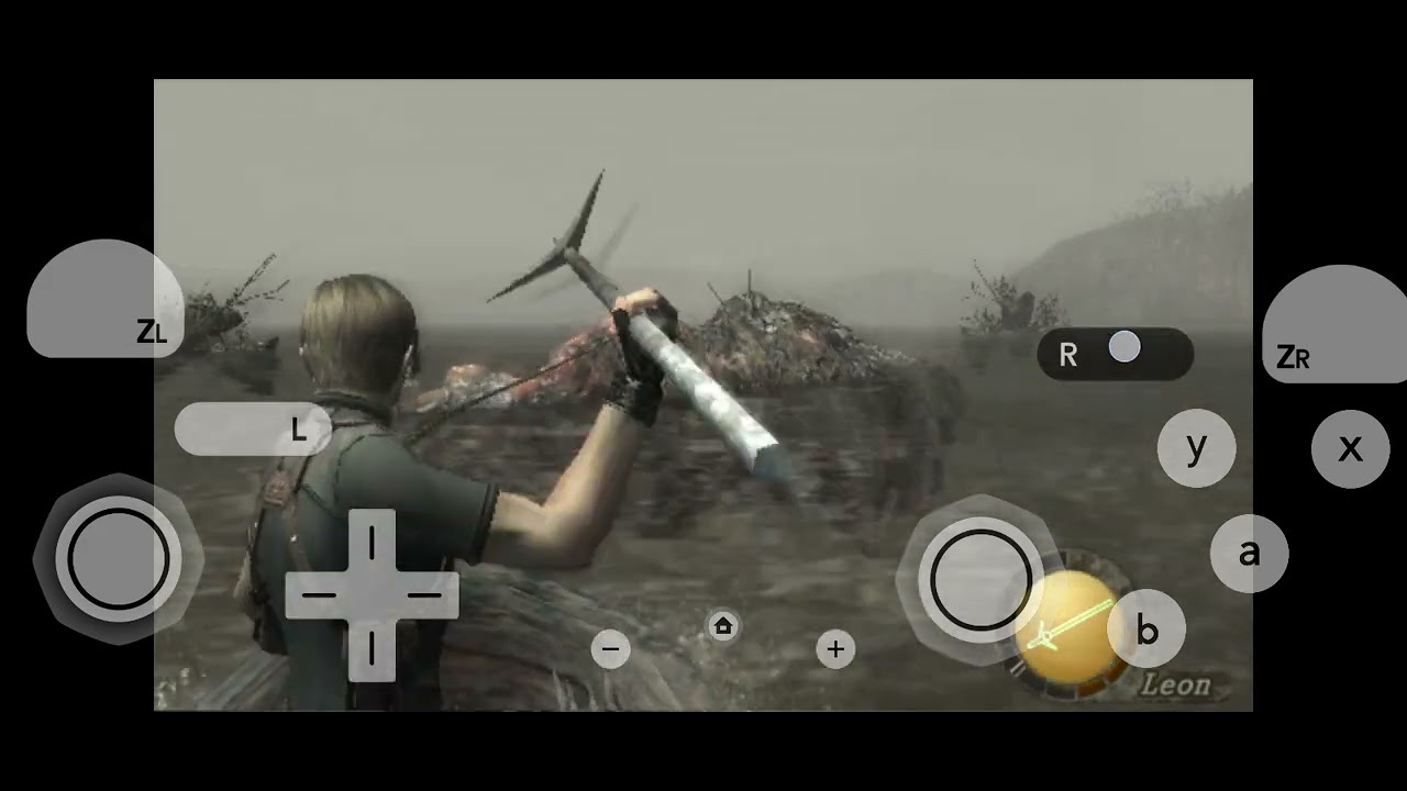 Resident evil 4 Leon vs salamander