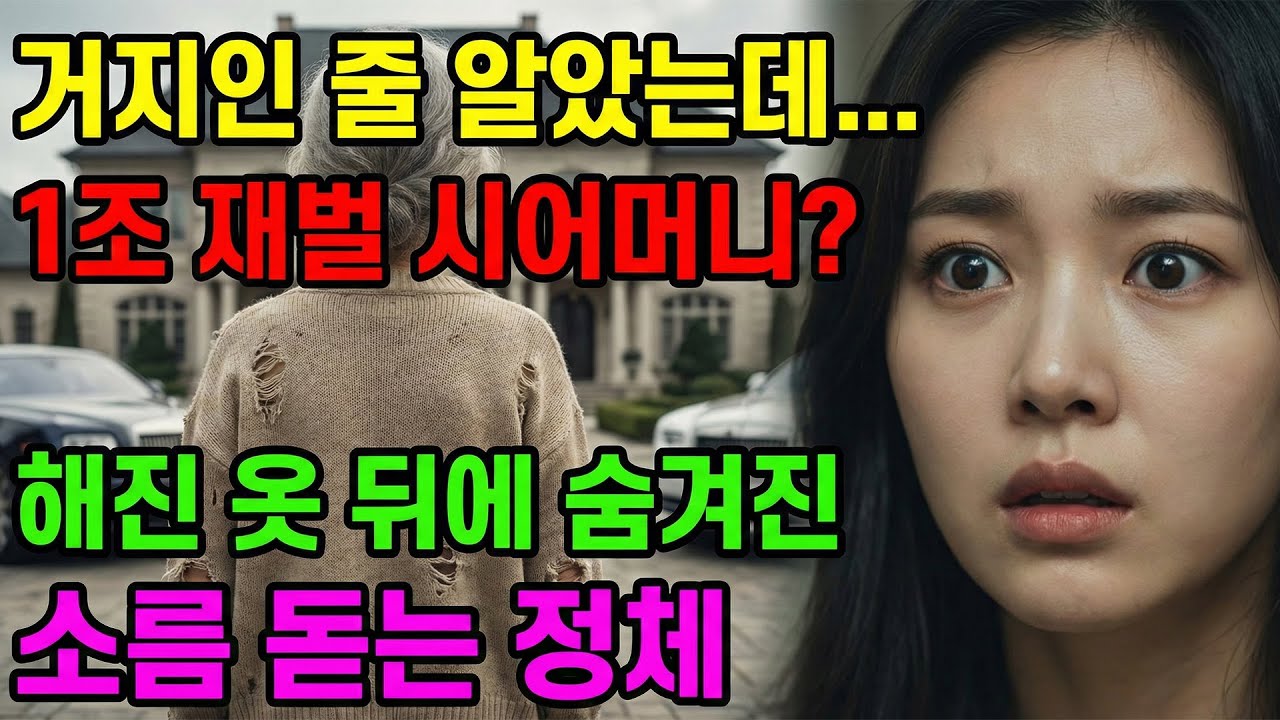 거지인 줄 알았던 예비 시어머니, 알고 보니 1조 재벌?! 낡은 가디건 속에 숨겨진 소름 돋는 정체 #참교육 #사이다복수 #감동실화 #실화스토리
