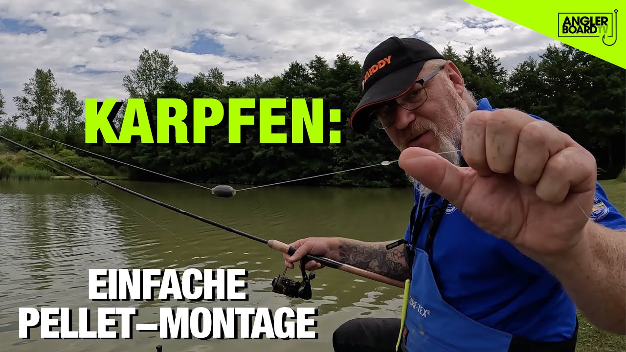 Einfache Montage f&uuml;r Karpfen | Auf Karpfen mit Pellets | Tipps von Andy Phelps | ANGLERBOARD TV