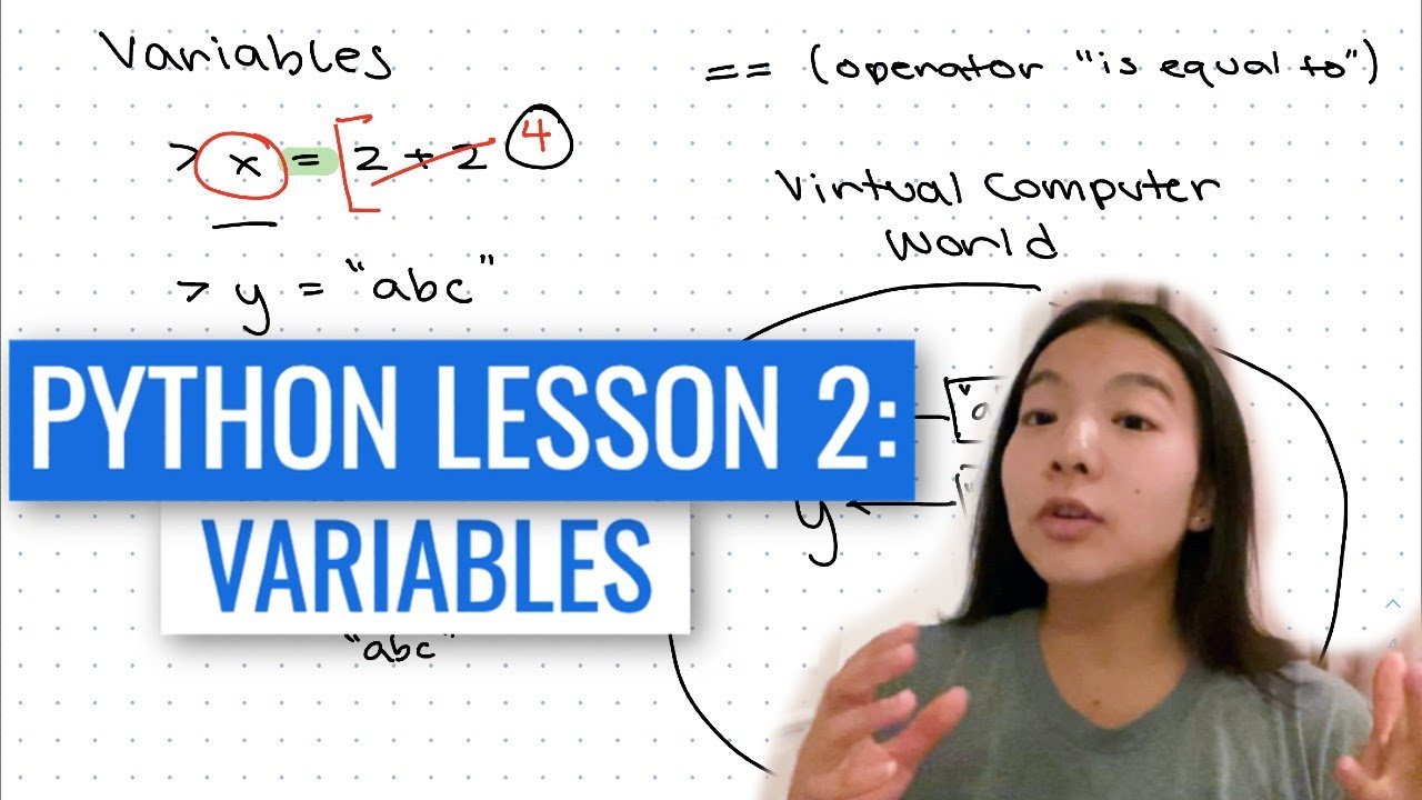 How to Use Variables | Python for Beginners Lesson 2 | Code with Kylie
