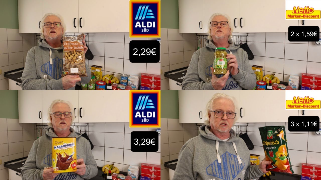 Aldi S&uuml;d und Netto Einkauf 04.11.2024 - Foodhaul