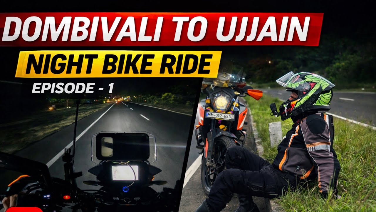 Mumbai to Ujjain | 600+ km Night Bike Ride to Mahakal 🔥 @KTM 