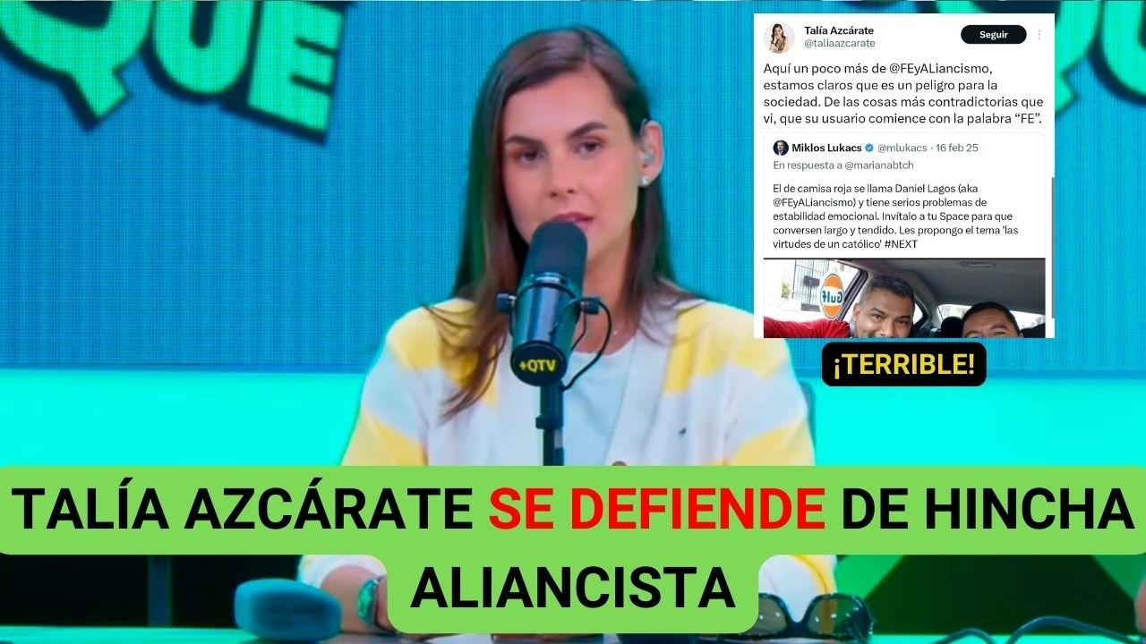 TALÍA AZCÁRATE EXIGE JUSTICIA CONTRA HINCHA DE ALIANZA LIMA