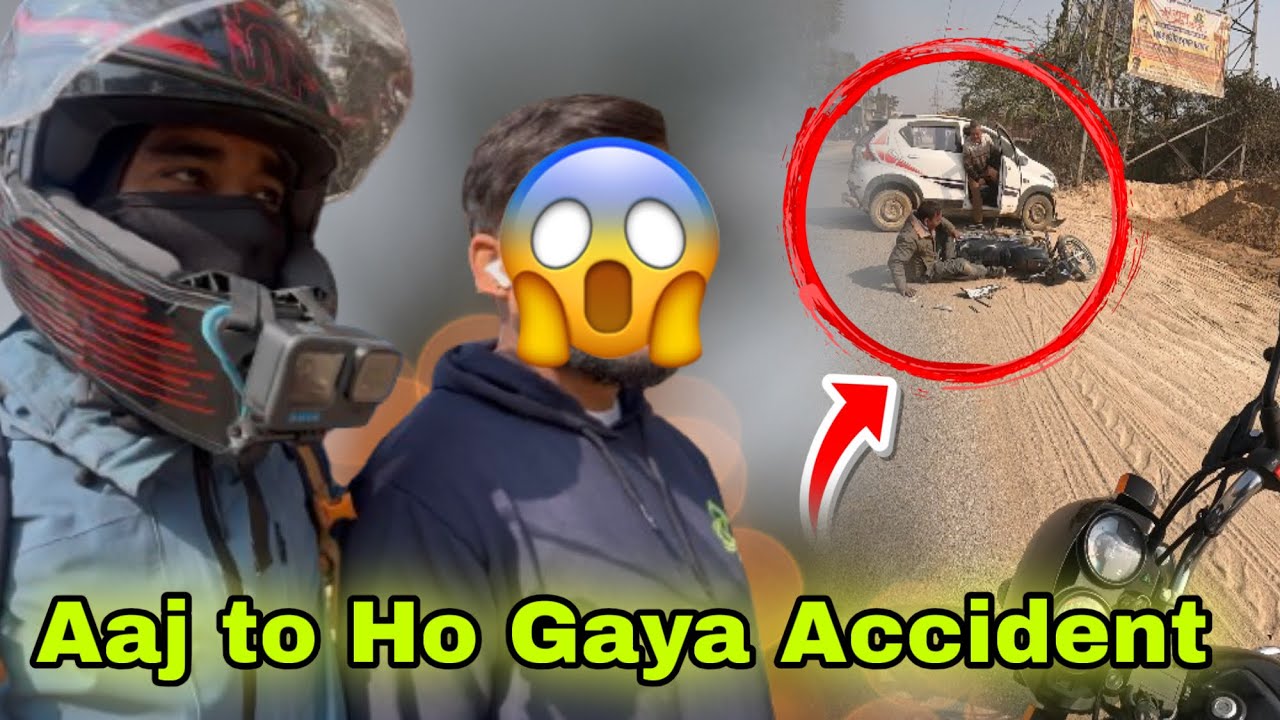 Ho Gaya Accident 😱🤯 Uber Bike Taxi Life , ( meri Mehnat ￼😓) #jaipur #accident 