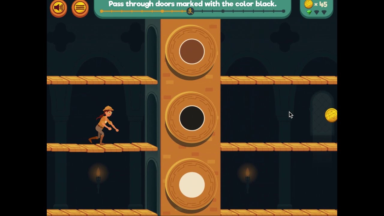 Kids Stories and Games: abcya.com, Dungeon Dash - Learn Colors, Educational games for kids, toddlers