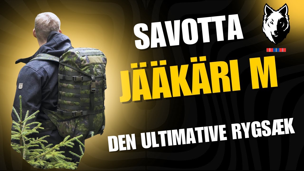 Savotta Jääkäri M-rygsæk – uovertruffen holdbarhed og funktionalitet til ethvert eventyr.