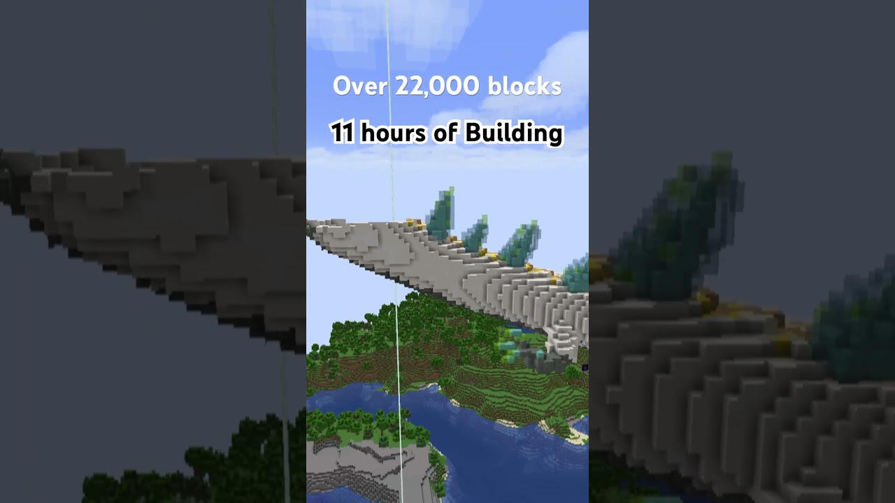 Tears of the Kingdom Light Dragon Timelapse #minecraft #minecraftbuilding #minecraftbuilds #zelda