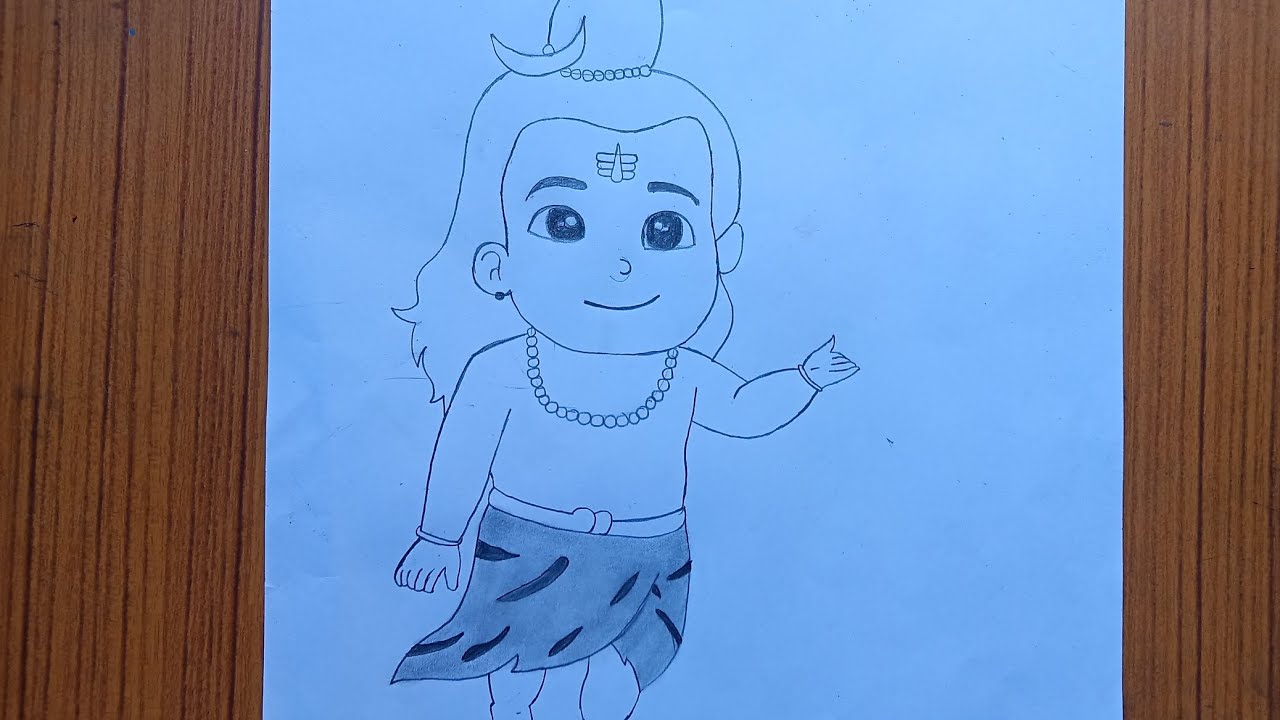 Little Bholenath ji drawing #viral 
