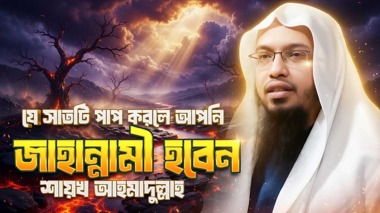 এই ৭ টা পাপ করলেই দ্রুত মারা গিয়ে আপনি আজীবন জাহান্নামে থাকবেন | shaikh ahmadullah waz