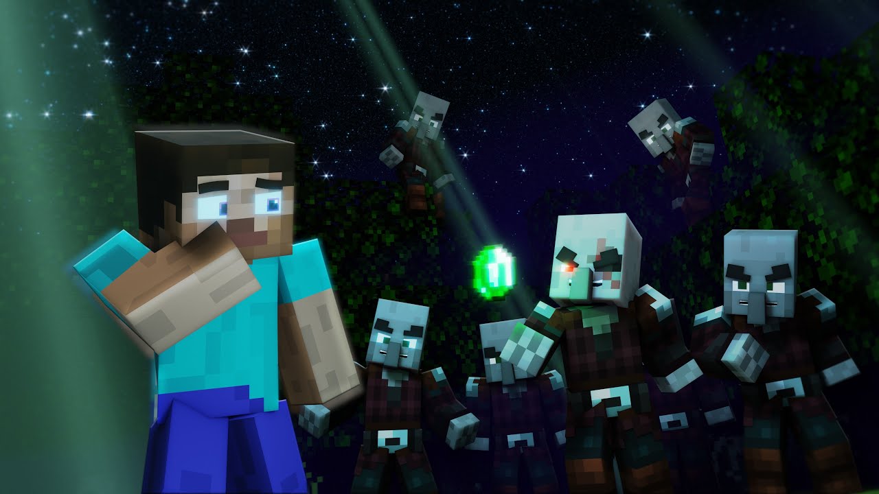 Steve Makes A MISTAKE?!? - Villager VS Pillager: A History |PART 5| (Minecraft Animation)