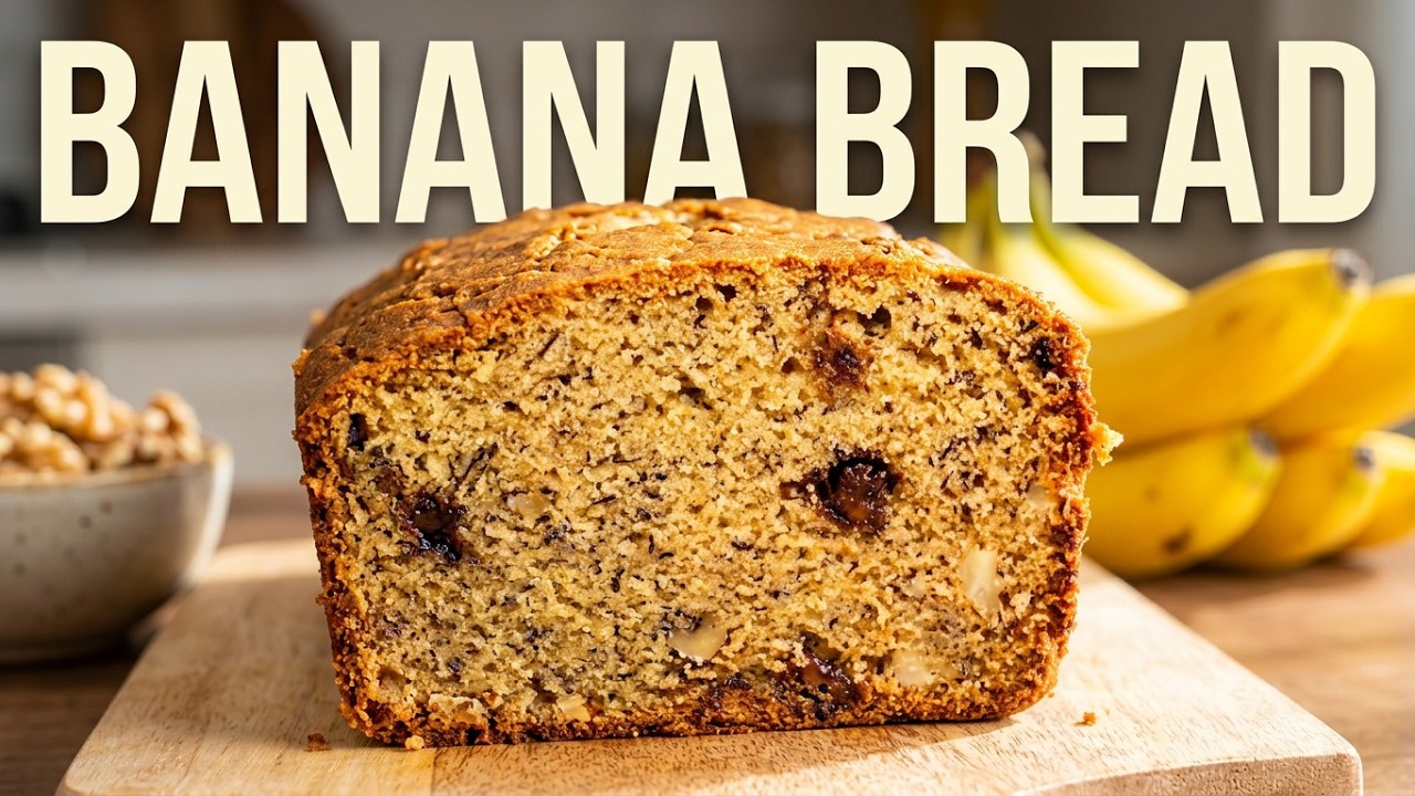 BANANA BREAD | Overripe Bananas, Whole Wheat, Chocolate, Nuts | No Oven | No Eggs | Soft Moist Tasty