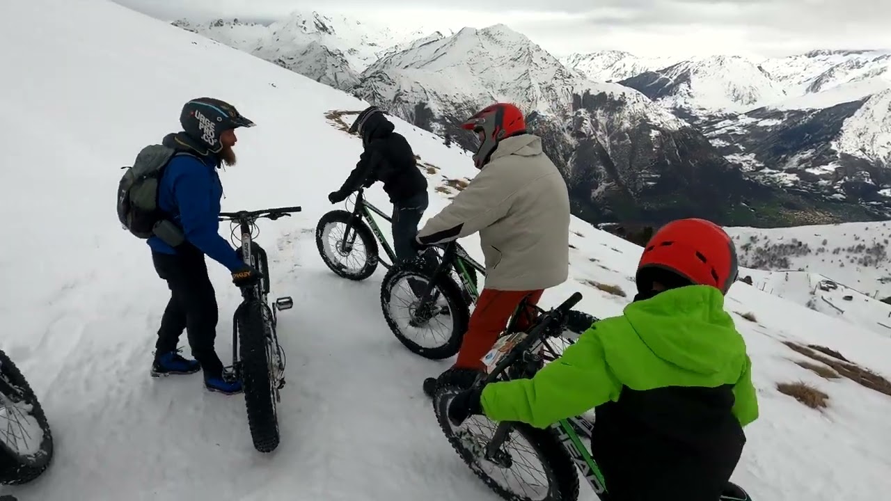 Sortie FAT-BIKE à Luz Ardiden accompagné par PIERRE, moniteur de LUZ BIKE!