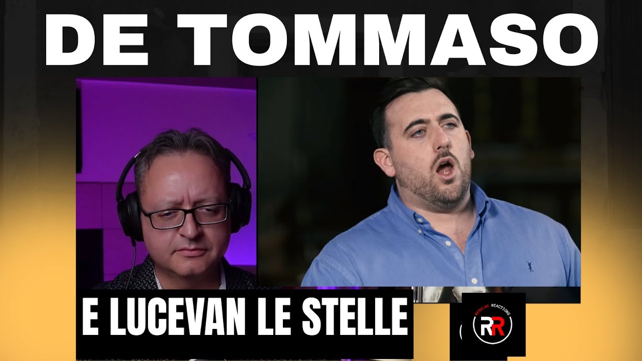 Regular Guy reacts to FREDDIE DE TOMMASO singing E Lucevan le Stelle