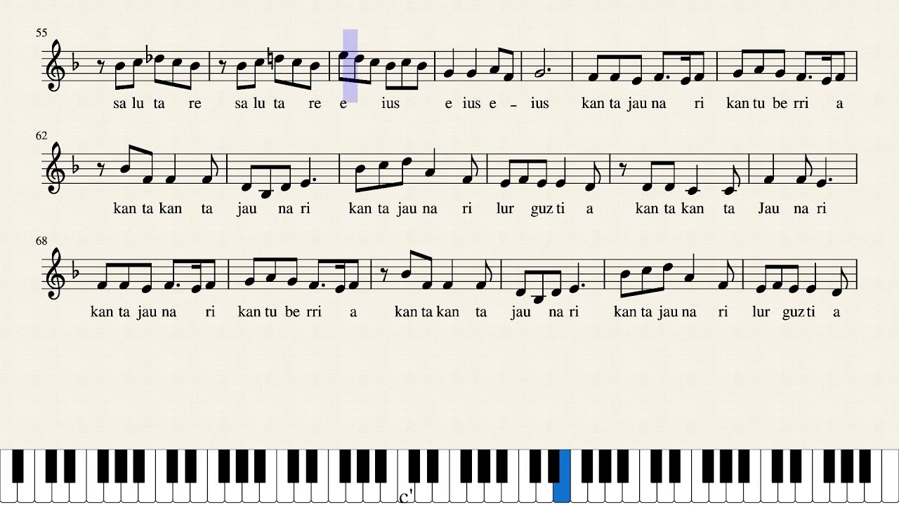 Cantate Domino - Alto1