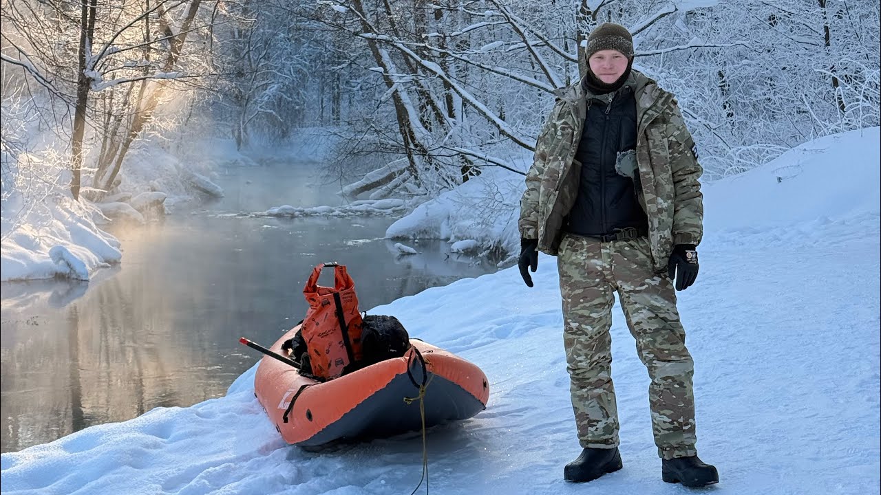 Зимний сплав по Илети в -23 