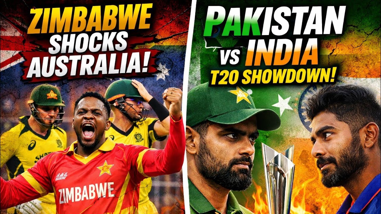 Pak vs India WAR Preview + WORLD CUP SHOCK! Zimbabwe HUMBLE Australia