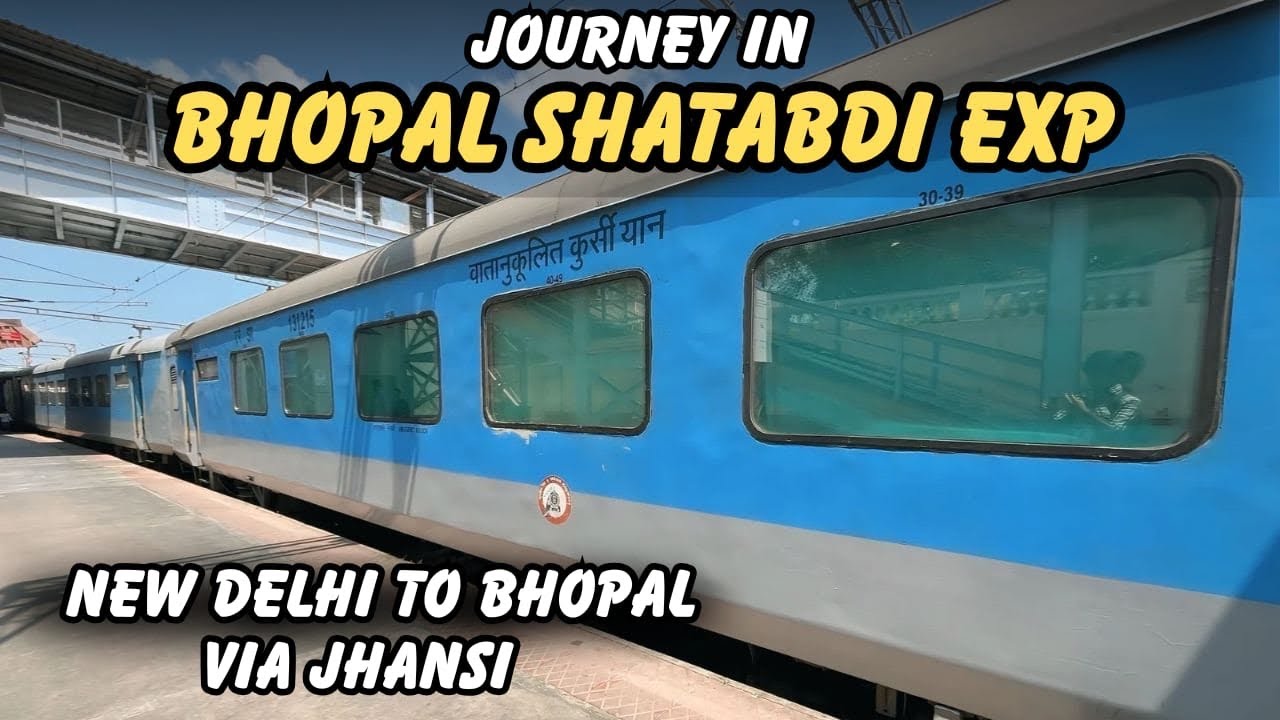12002 | NEW DELHI BHOPAL SHATABDI EXPRESS JOURNEY | Full Journey | Food , Highspeed , Overtakes 