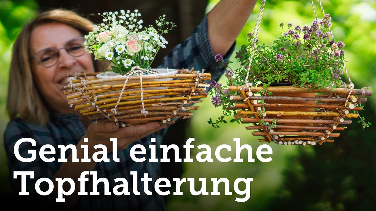 DIY: Tolle Deko-Körbchen aus Ästen  für jeden Anlass! 🤗