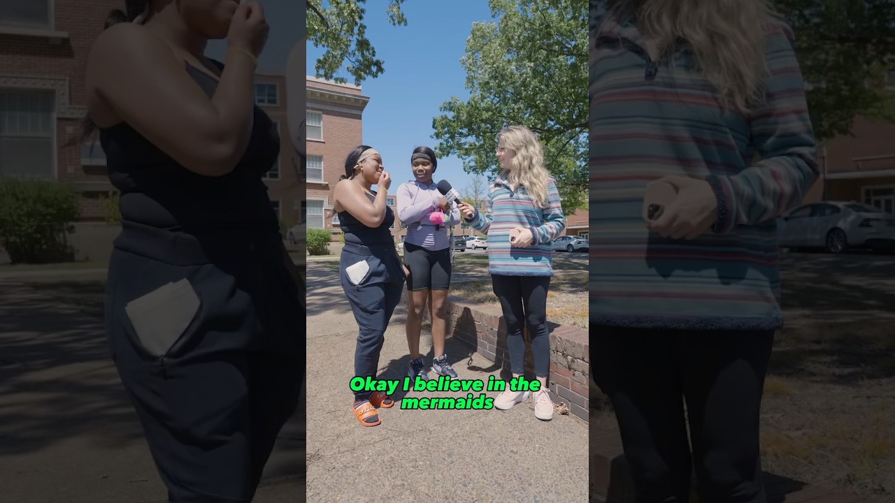 MERMAIDS ARE REAL! #funny #interview #college #acresdownsouth #mermaids #aliens #dog