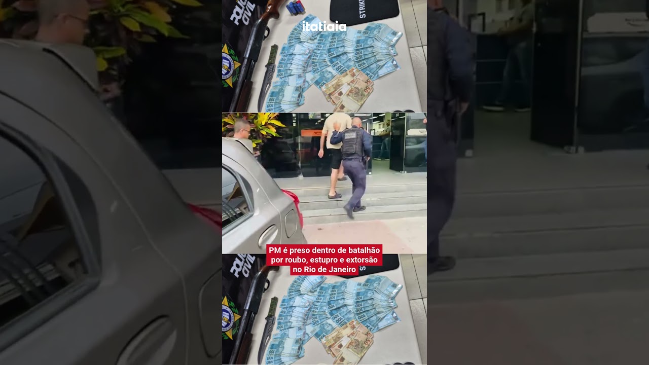 PM &Eacute; PRESO DENTRO DE BATALH&Atilde;O POR ROUBO, ESTUPRO E EXTORS&Atilde;O NO RIO DE JANEIRO