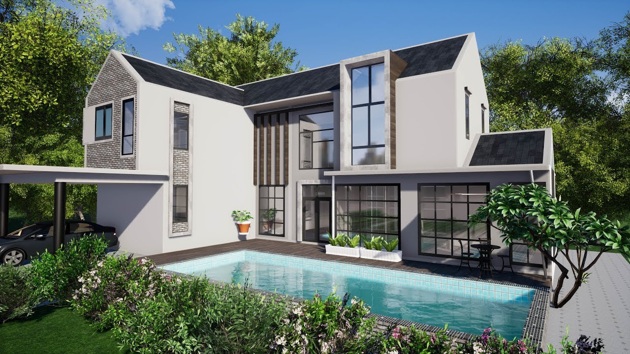 Villa Render in Twinmotion Complete Tutorial 2019