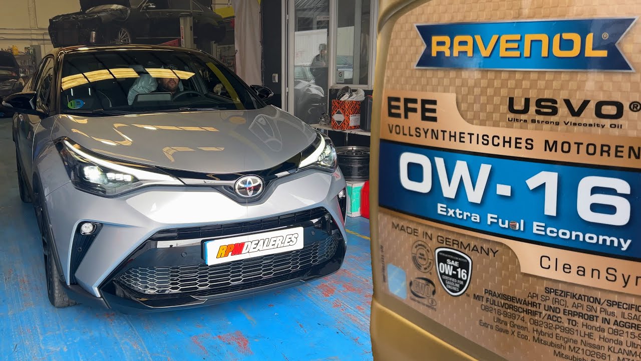 ¿Aceite 0W16? 🤔 Mantenimiento Toyota C-HR GR Sport híbrido