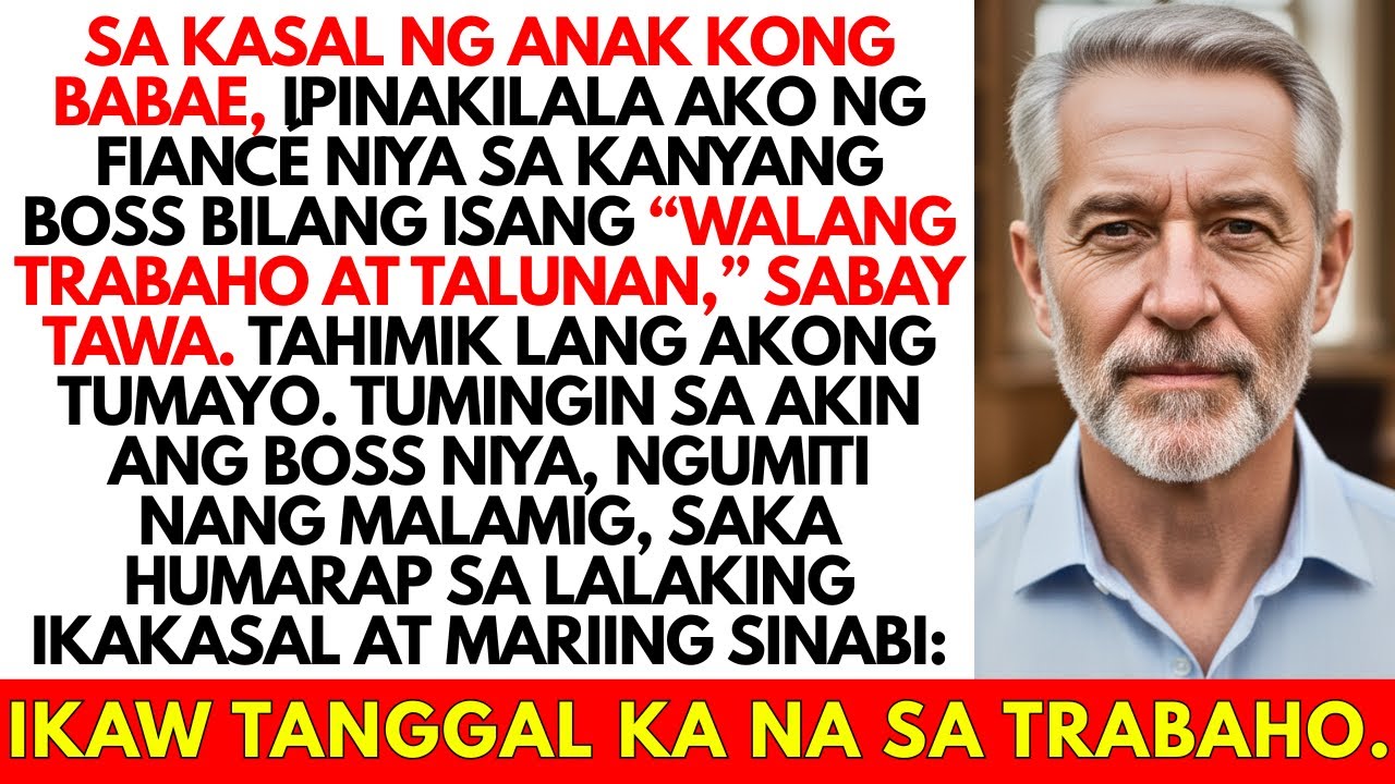 “Sa Kasal ng Anak Ko, Ipinakilala Ako ng Nobyo Bilang ‘Walang Trabahong Talo’…”