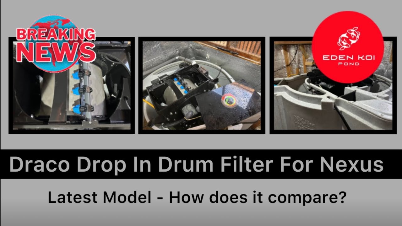 LATEST Draco Drop in Drum Filter For Nexus - Sorting those pesky Nexus fines issues  #filtration
