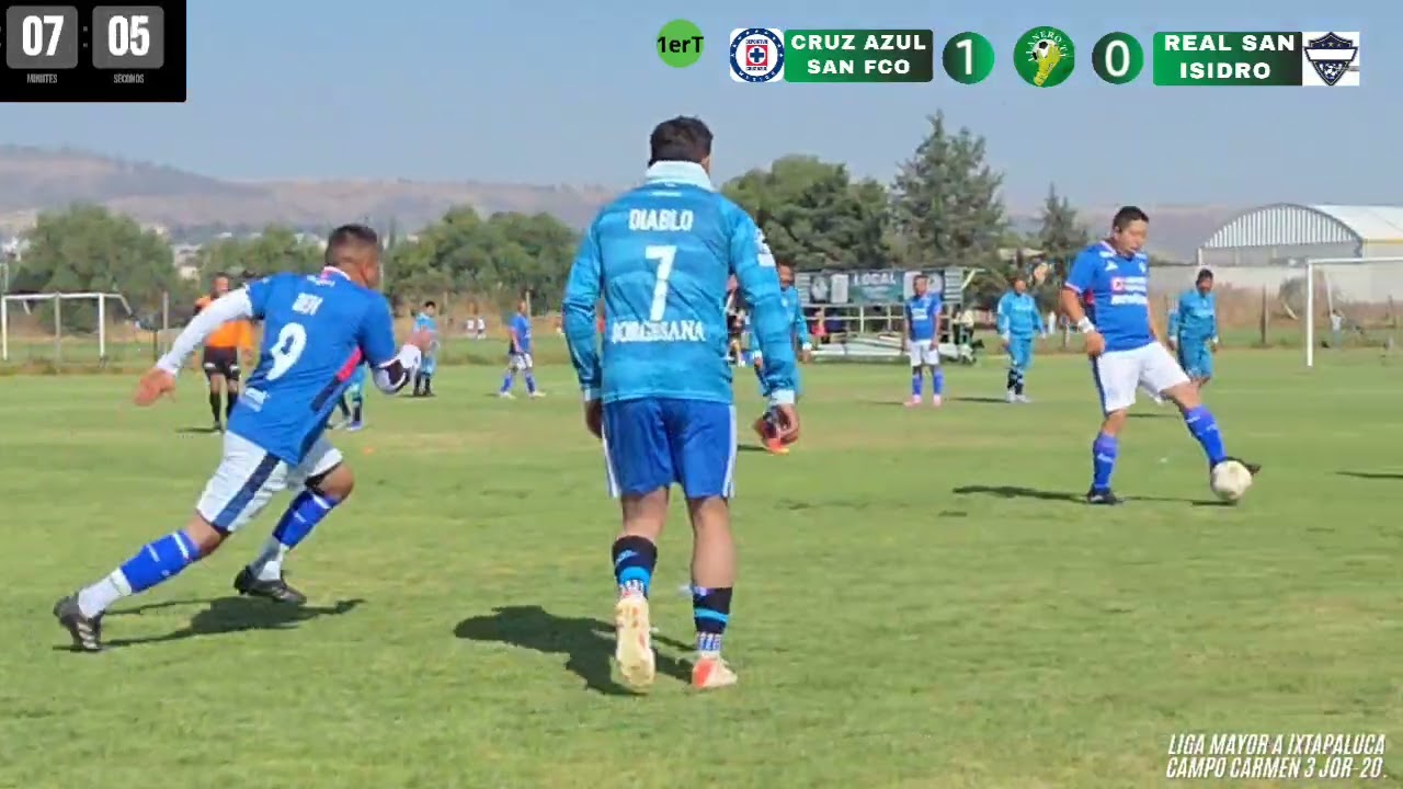 #CruzAzulSanFrsncisco VS #RealSanIsidro #Jornada20 #LigaIxtapalucaPrimeraFuerza