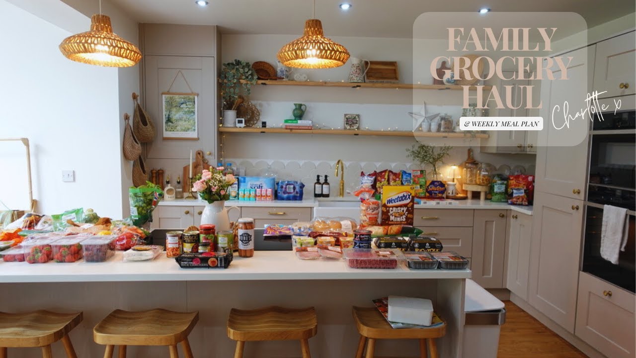 GROCERY HAUL & MEAL PLAN FOR A FAMILY OF FIVE | JULY 2025