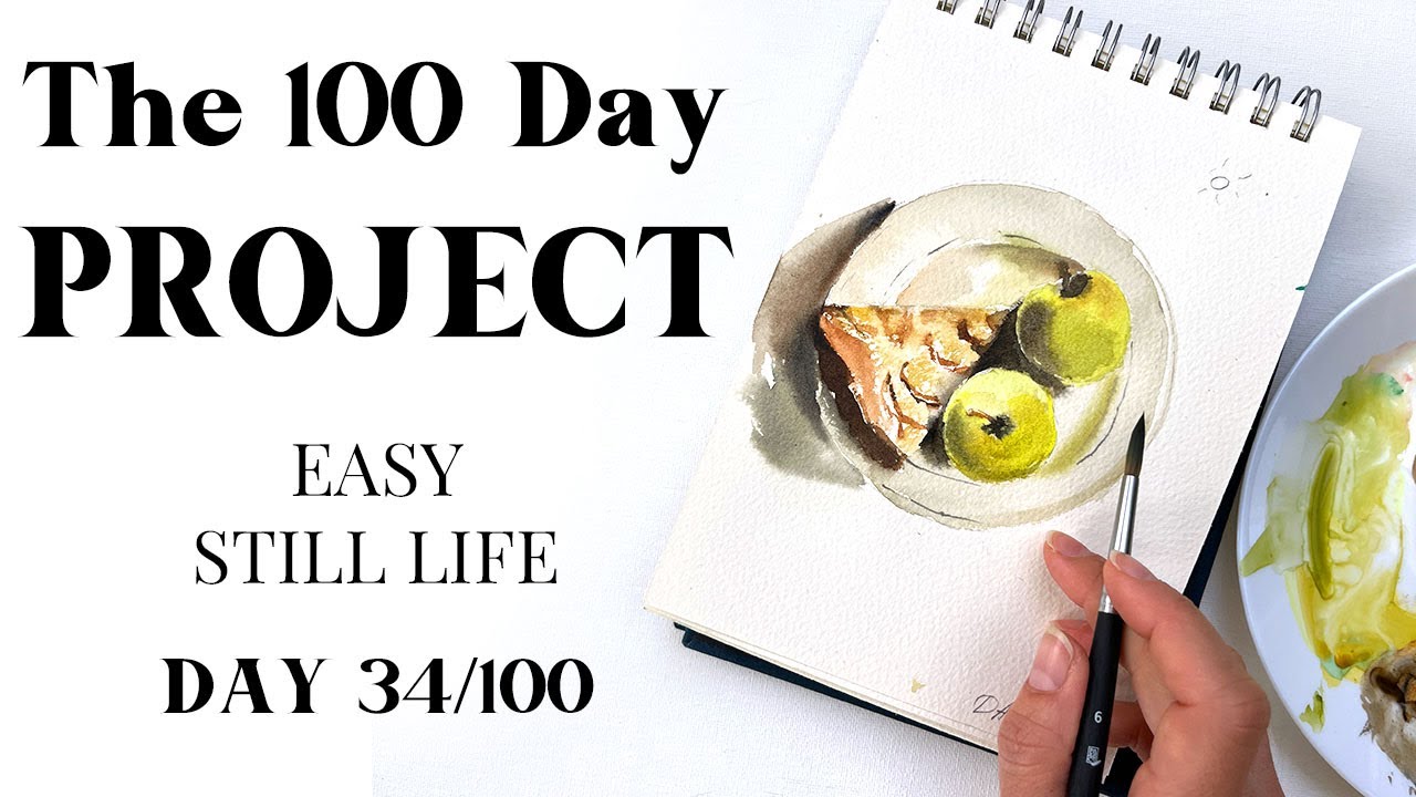 How to paint EASY Still life. Painting idea 34/100