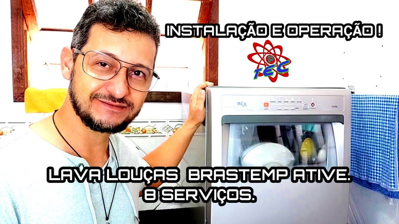 COMO INSTALAR LAVADORA DE LOUÇA BRASTEMP 8 SERVIÇOS, COMO FUNCIONA?
