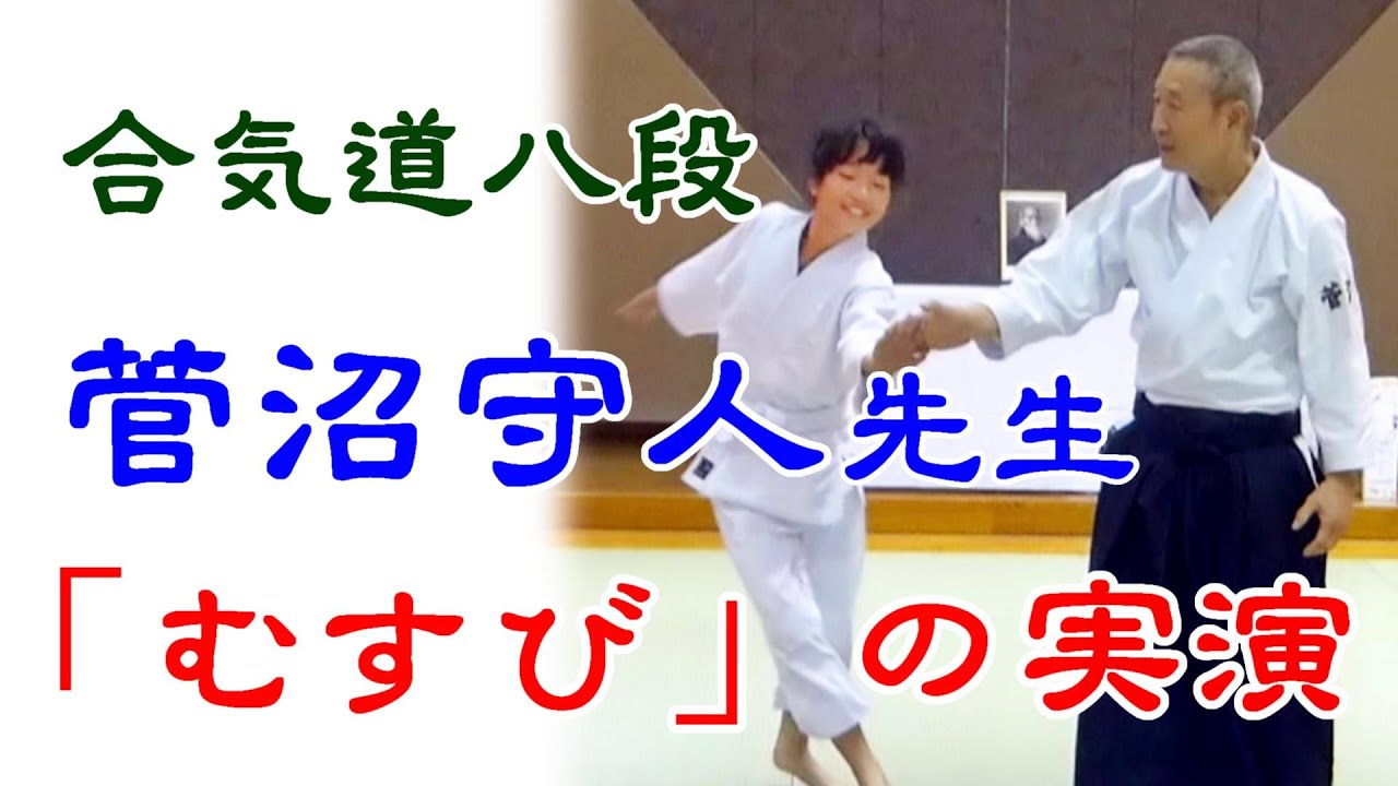 合気道八段 菅沼守人先生「むすび」（離れない手）の実演