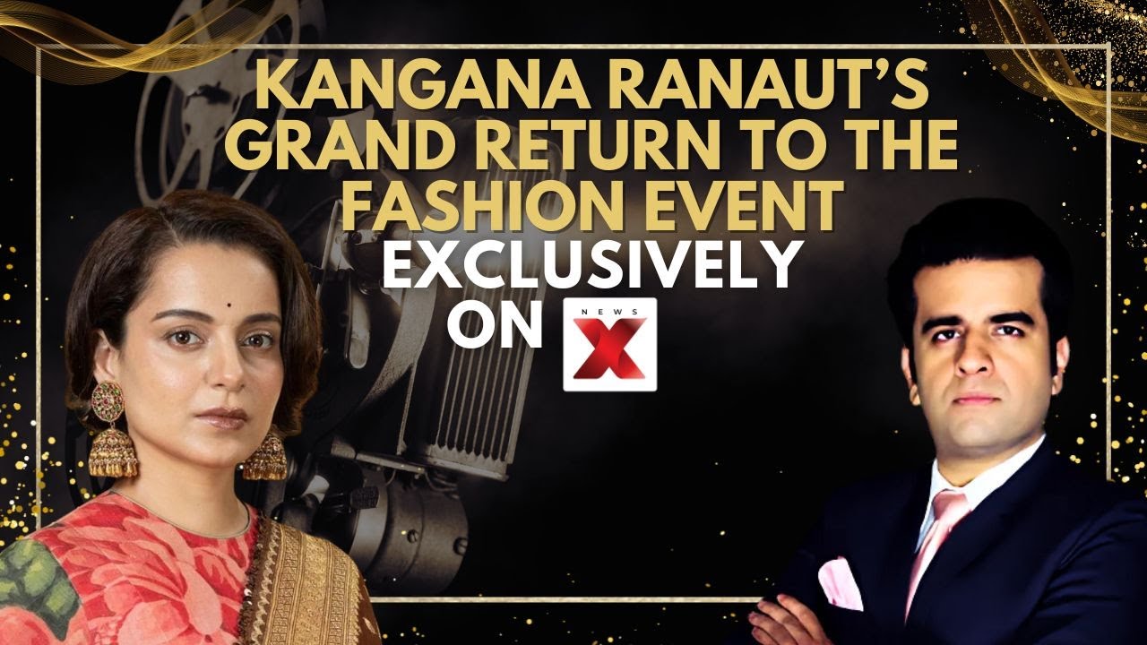 Kangana Ranaut Stuns on Fashion Ramp; Shares Her Showstopper Moment with NewsX | Exclusive Interview