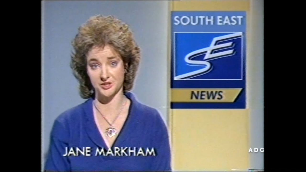 BBC1 South East News, weather, trailer & link announcer Martin King 28th November 1986