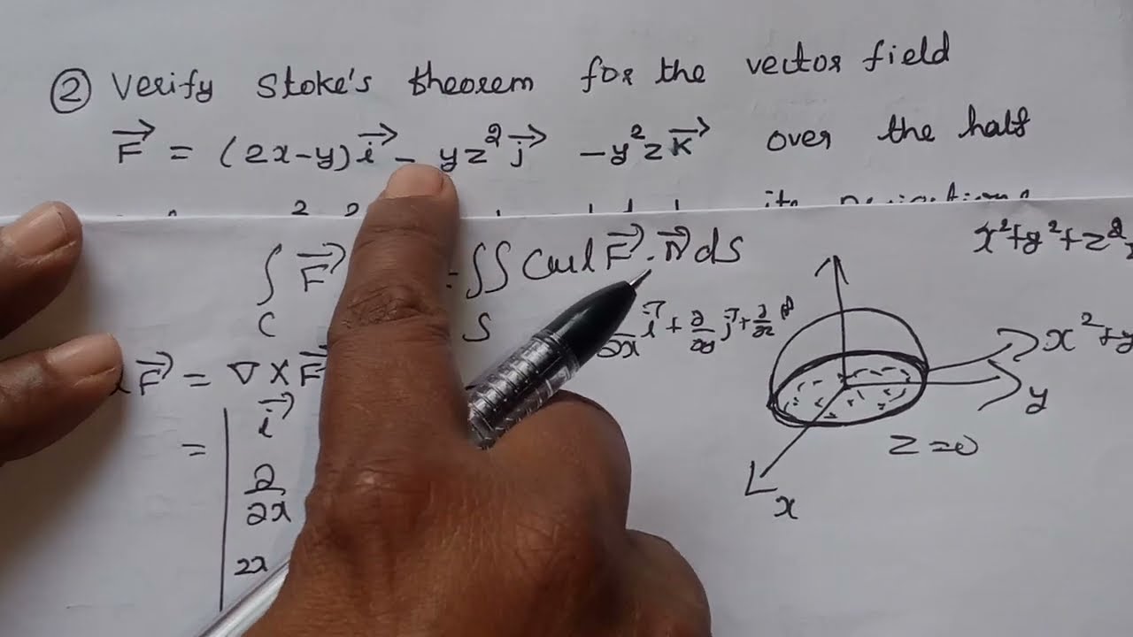 stokes theorem # problem -2# Vector calculus # Engg.MATHS # Allied Maths # Integral calculus