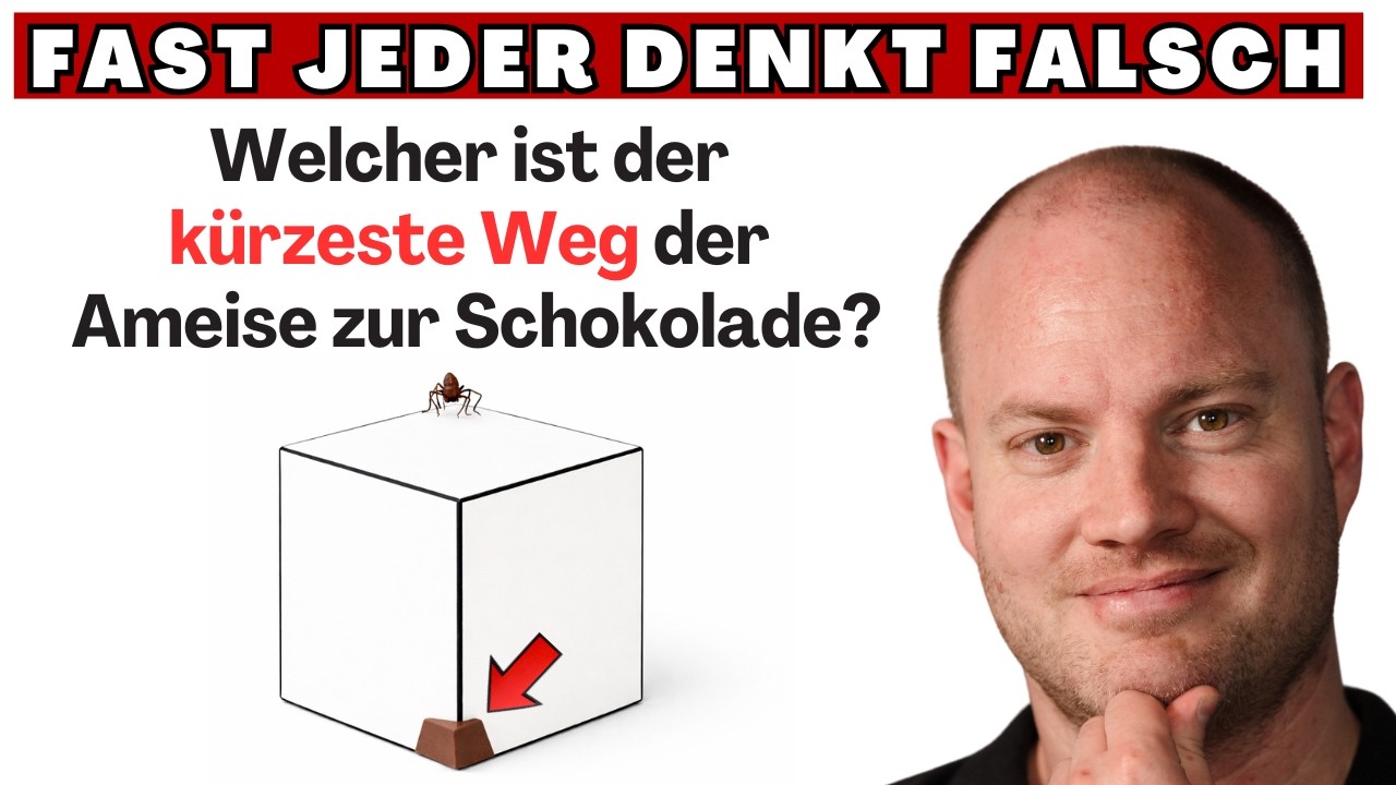 An dieser Denkaufgabe scheitert fast jeder. DU auch? | Ameise auf Würfel