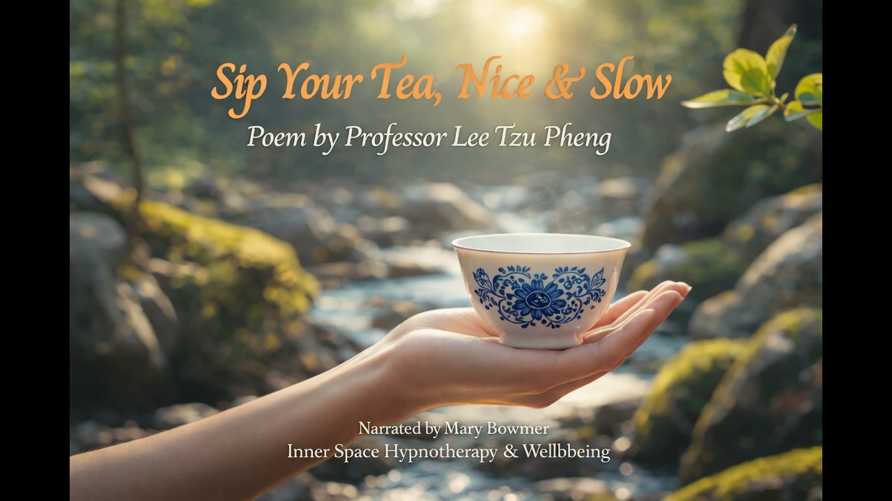 Sip Your Tea Nice & Slow ☕  - A Beautiful Poem on Life, Love & Slowing Down