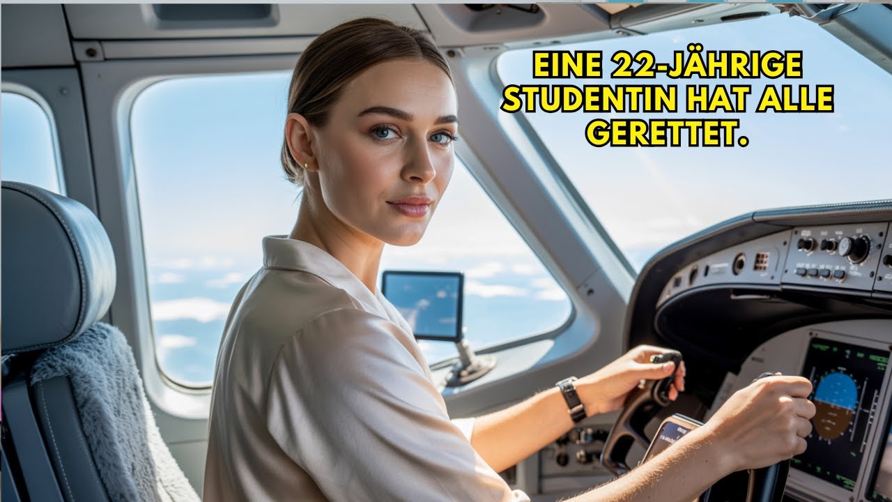 „Das Flugzeug stürzte ab ✈️ — bis eine 22-jährige Passagierin alle rettete“