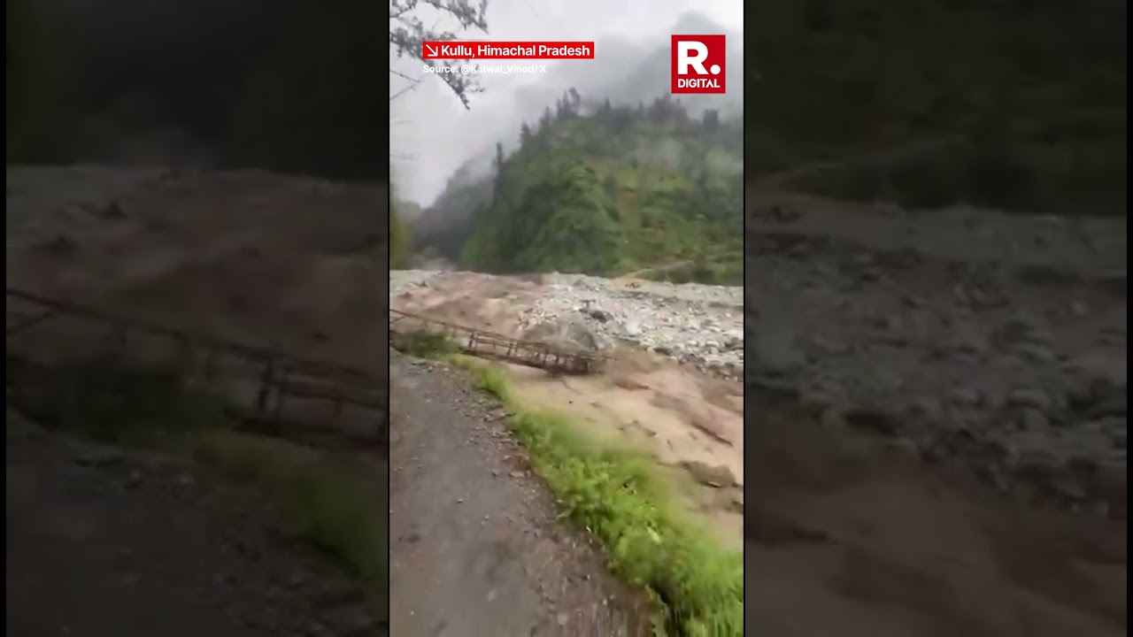 Himachal Flood Havoc: Footbridge to Baladhi Swept Away in Kullu