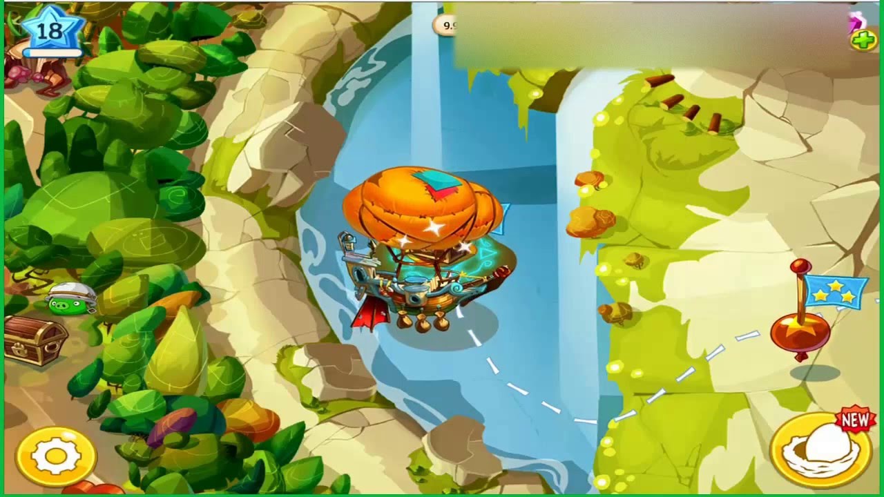 Angry Birds Epic: Gameplay (Zone Mounth Pool Wave) + Boss Fight