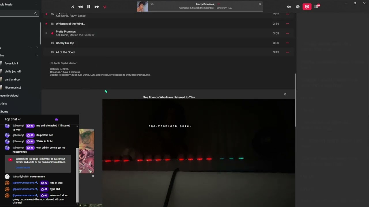 Reacting to Sincerely P.S. - Kali Uchis (late upload)