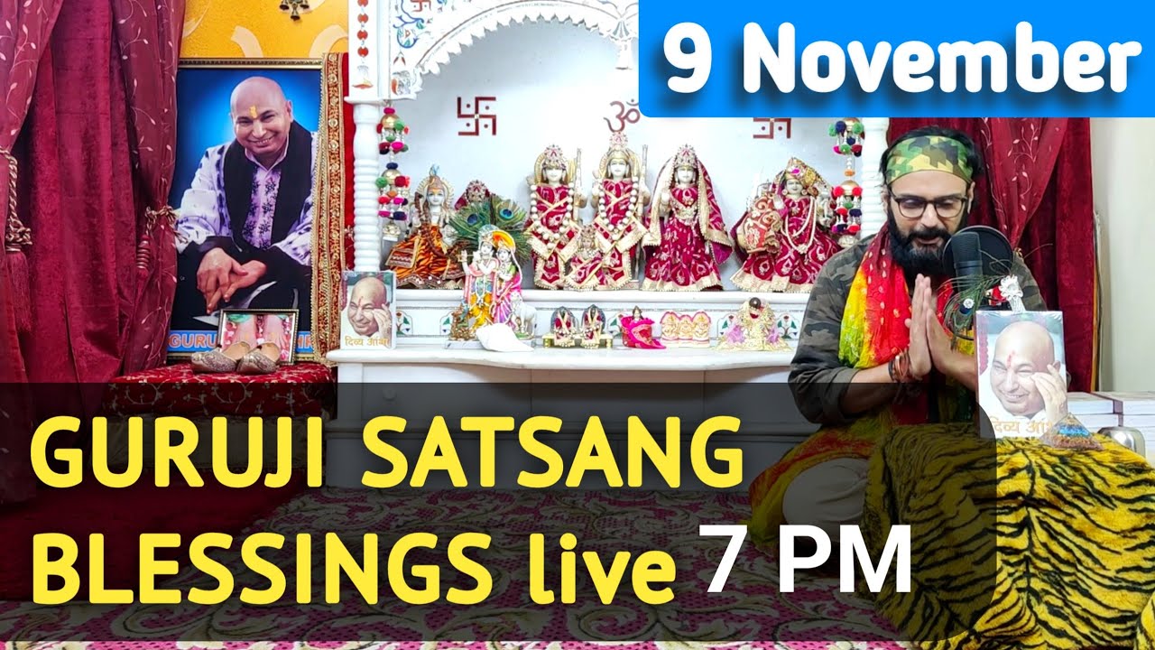 Nitin uncle satsang live 7 PM 9 Nov. Thursday