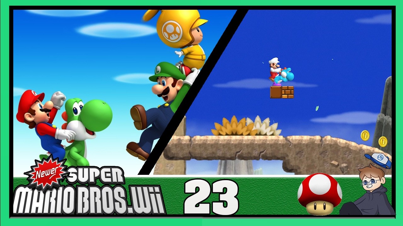 Nervensäge Pilzinsel - Newer Super Mario Bros Wii [Deutsch] #23