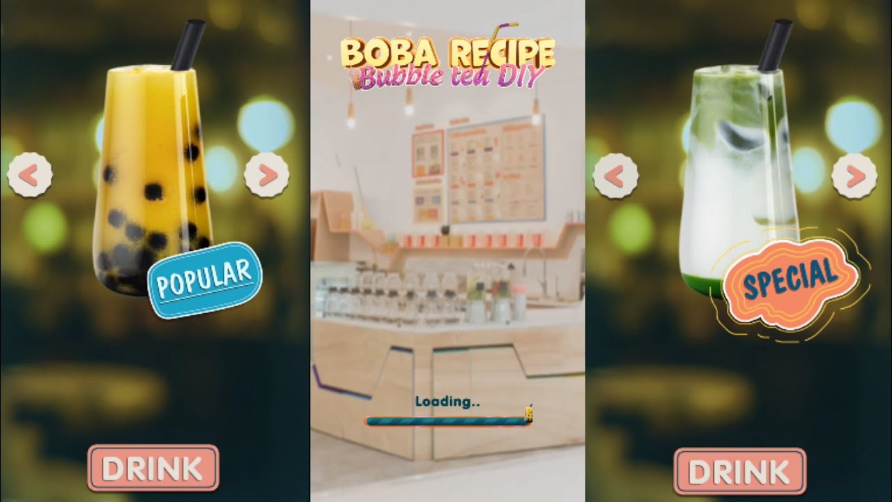 Boba Recipe : DIY bubble Tea Gameplay Walkthrough #1