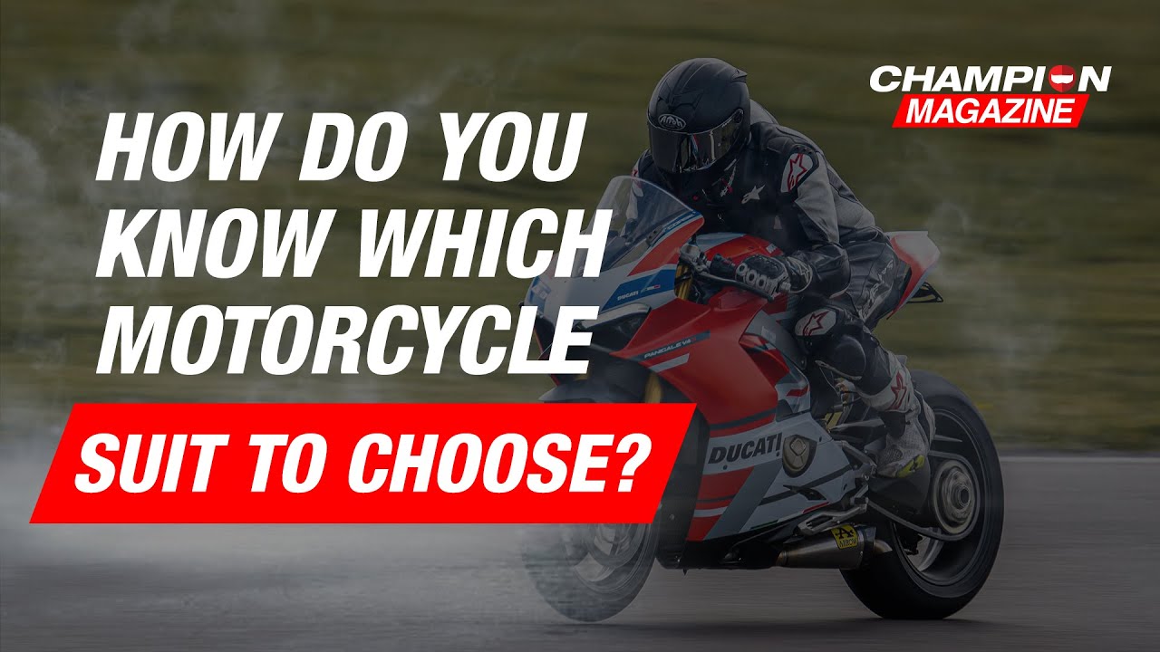 How to choose the right Motorcycle Suit for you? - Buying Guide | ChampionHelmets.com