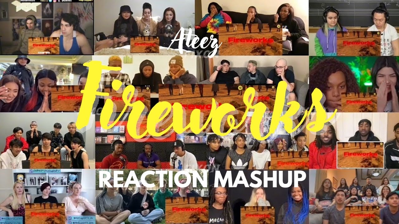 ATEEZ (에이티즈) - 'Fireworks (I'm The One)' Official MV REACTION MASHUP